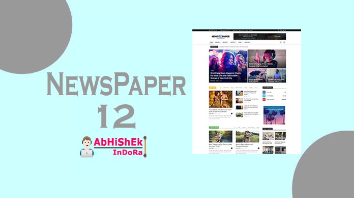 newspaper-12-blogger-template